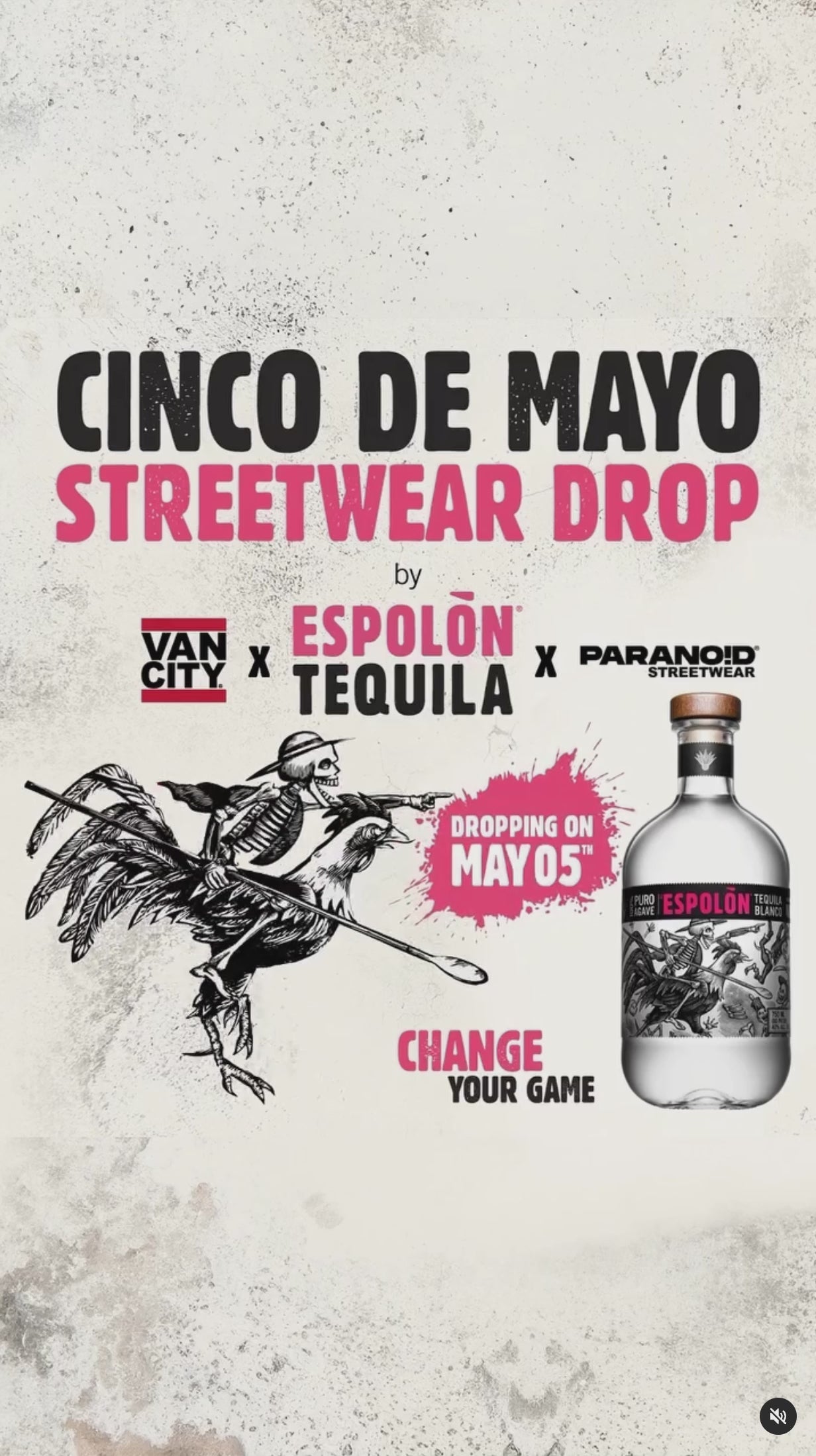 Paranoid x Espolòn Tequila collaboration